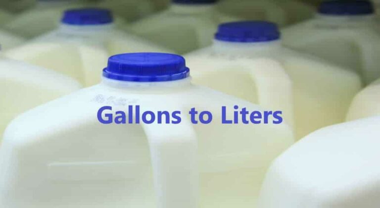 Gallons to Liters