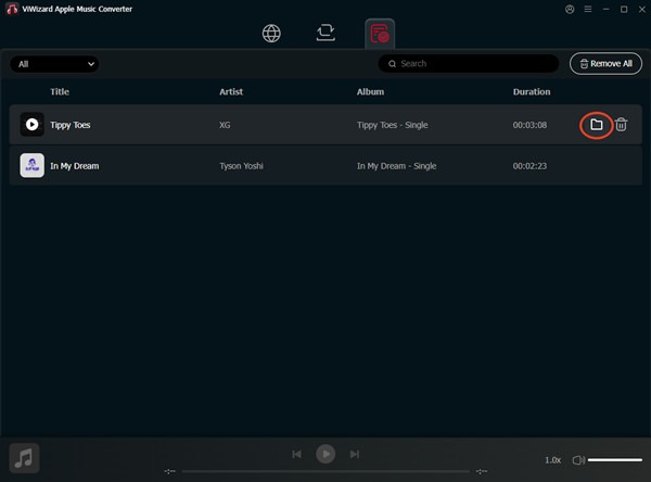 Access the converted music