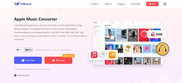 Download Music from Apple Music Using ViWizard